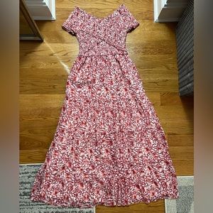 BB Dakota Steve Madden Floral Midi Dress Size S